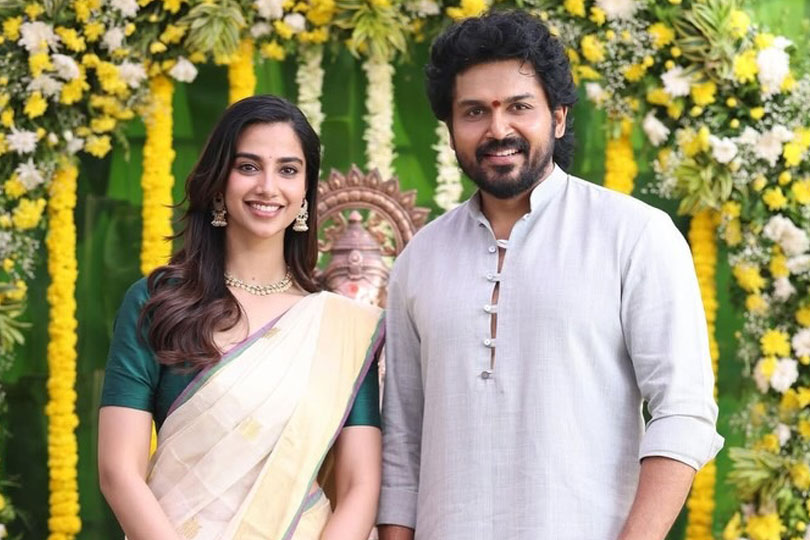 കാർത്തിക്ക് ജോഡിയായി മീനാക്ഷി ചൗദരി.